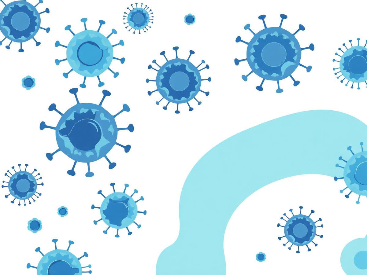 Immune cells illustration
